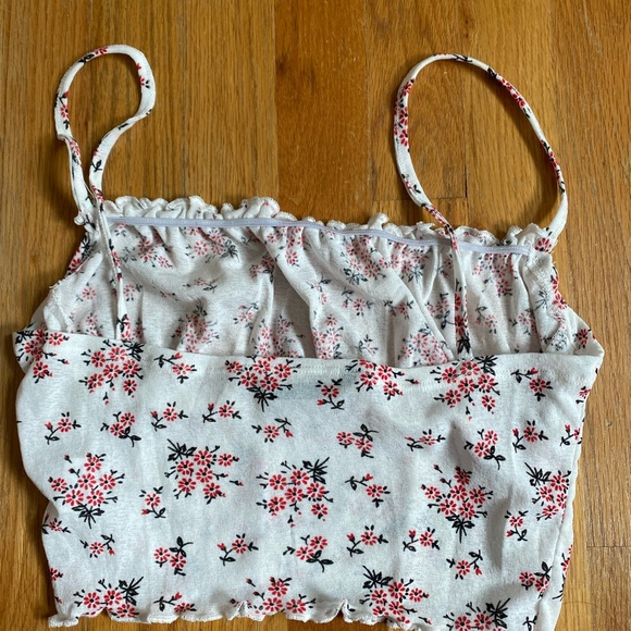 Floral crop top size 4 - Picture 2 of 2